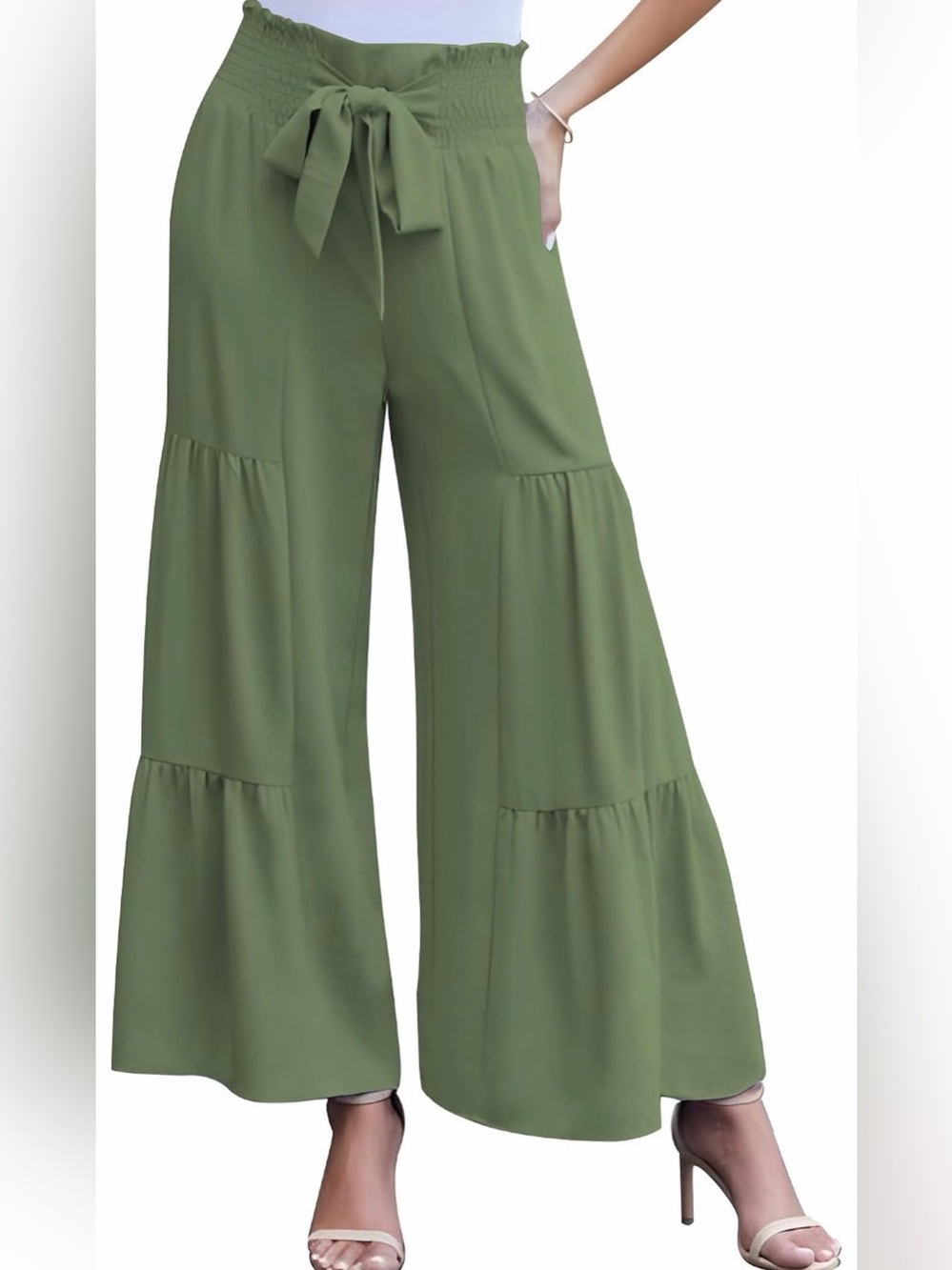 LOUSGUTA Tiered Palazzo Pants for Women - new no tags.